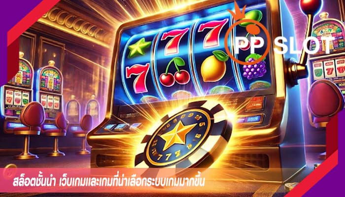 สล็อตชั้นนำ เว็บเกมเเละเกมที่น่าเลือกระบบเกมมากขึ้น